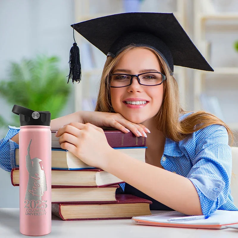 Her Personalized Water Bottle: Perfect Graduation Gift - GiftShire