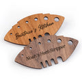 Herb Stripper – Name Engraved Cherry Wood Leaf Stripping Tool