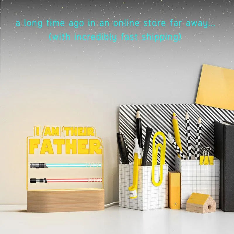 I Am Their Father Night Light - GiftShire