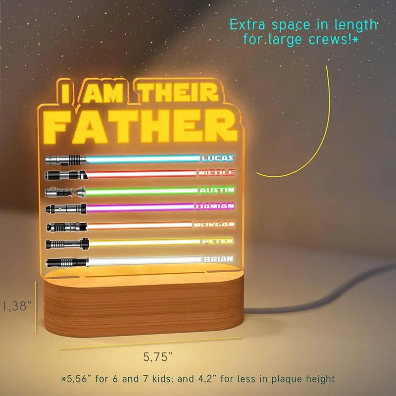 I Am Their Father Night Light - GiftShire