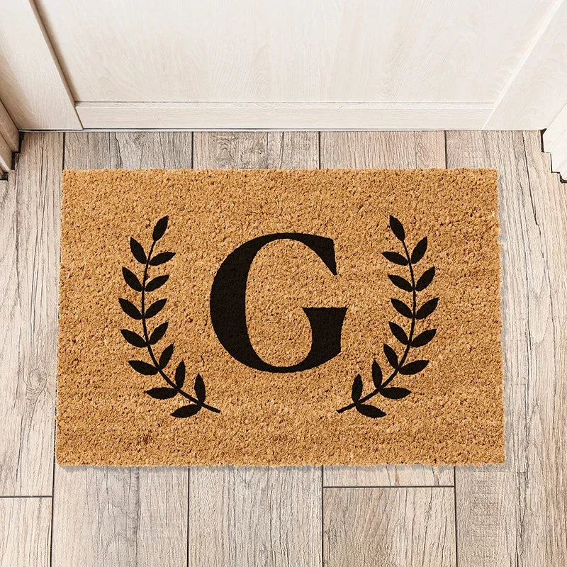 Initial Doormat – Personalized with Family Name - GiftShire