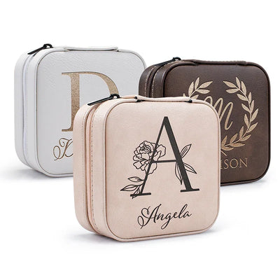 Initial, Name Personalized Jewelry Box For Her - GiftShire