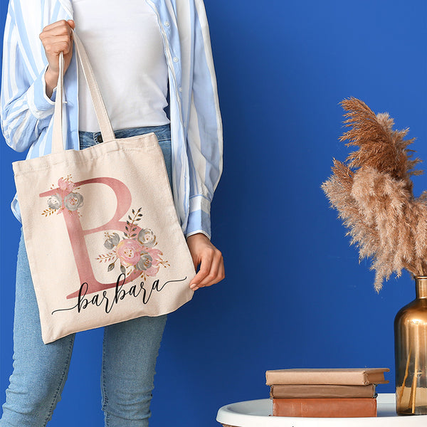 Initial Tote Bags for Women – Bachelorette Party Favors