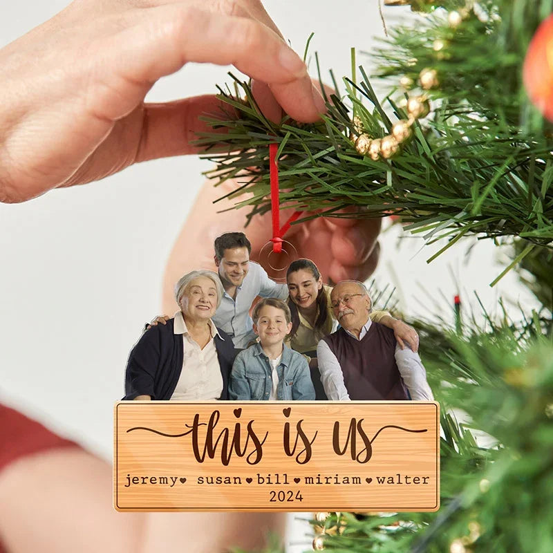 Inspirational Ornaments with Custom Family Photo - GiftShire