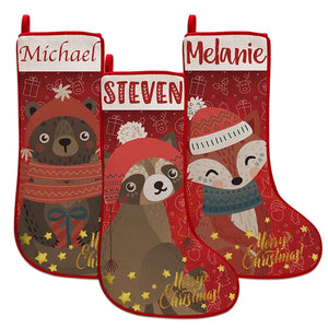 Inspirational Stockings for Christmas with Custom Name - GiftShire