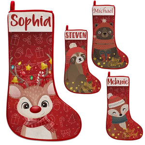Inspirational Stockings for Christmas with Custom Name - GiftShire