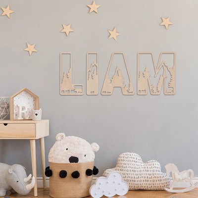 Kids Alphabet Letter Name Signs