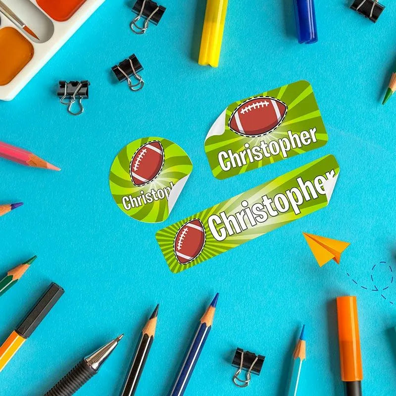 Personalized Name Labels - Custom Waterproof Stickers for Kids, Back to School - GiftShire