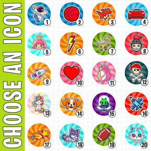 Personalized Name Labels - Custom Waterproof Stickers for Kids, Back to School - GiftShire