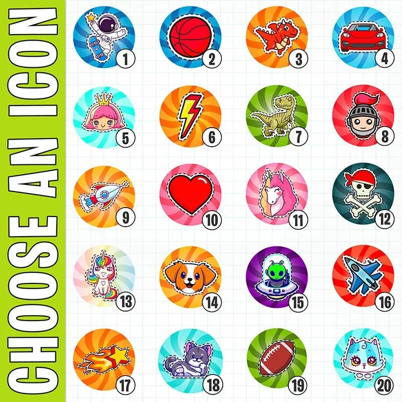 Personalized Name Labels - Custom Waterproof Stickers for Kids, Back to School - GiftShire