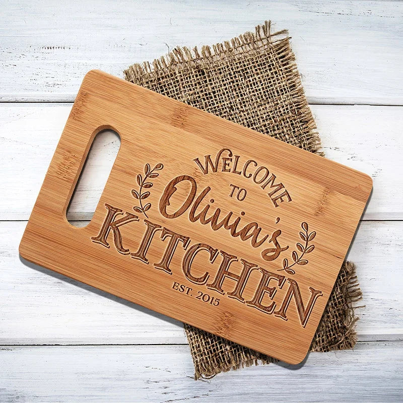 Knife Friendly Cutting Board with Handle for Moms - GiftShire