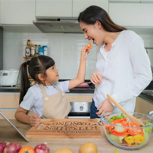 Knife Friendly Cutting Board with Handle for Moms - GiftShire