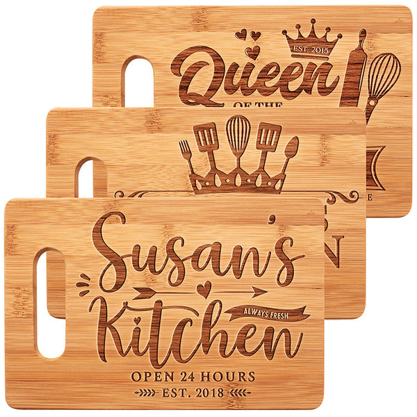 Knife Friendly Cutting Board with Handle for Moms