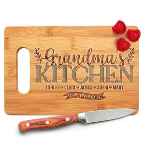 Knife Friendly Cutting Board with Handle for Moms - GiftShire