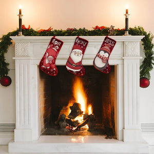 Large Christmas Stocking with Animals - GiftShire