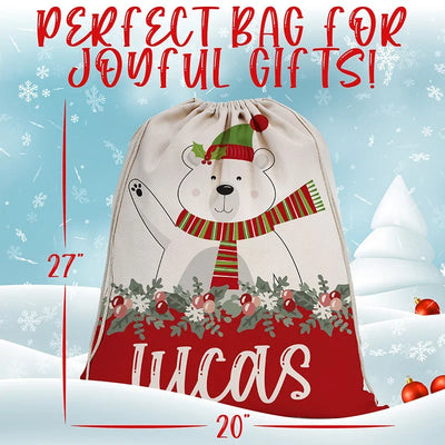 Large Santa Sack for Christmas Gifts - GiftShire