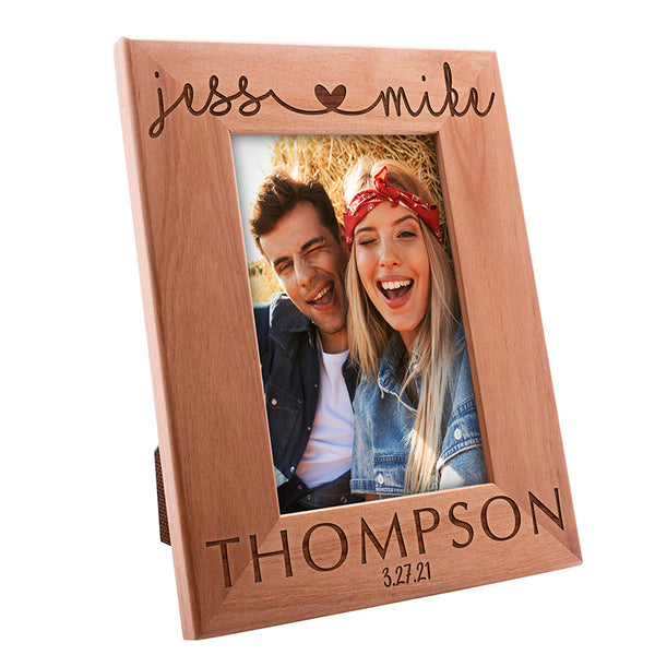 Laser Engraved “LOVE” Picture Frames with 2 Size Options