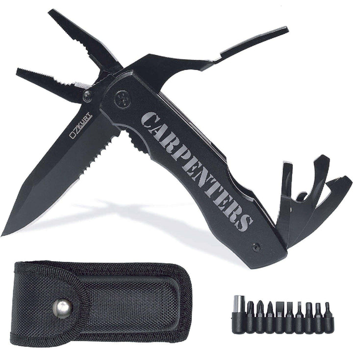 Laser Engraved Multitool Plier Knife, Custom Knife for Dad - GiftShire