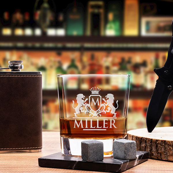 Lead Free Custom Whiskey Glass - GiftShire