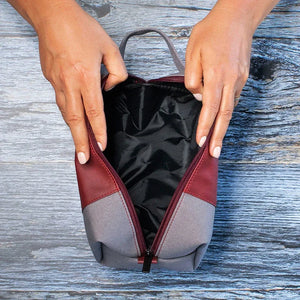 Leatherette Monogrammed Toiletry Bag - Groomsmen & Name - GiftShire