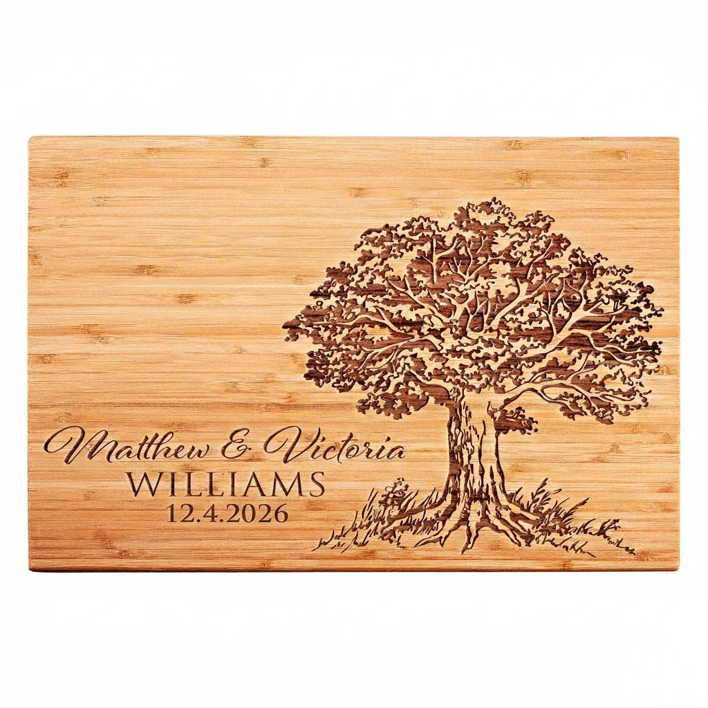 Personalized Cutting Board for Couples, Christmas Gift, Newlywed Gift - GiftShire
