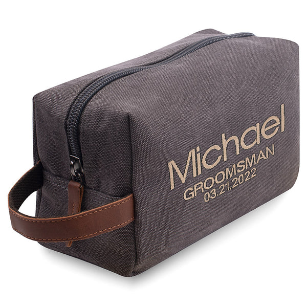 Machine Washable Embroidered Toiletry Bag