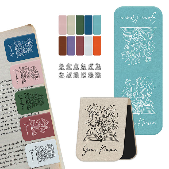 Magnetic Bookmark with Free Name Customization