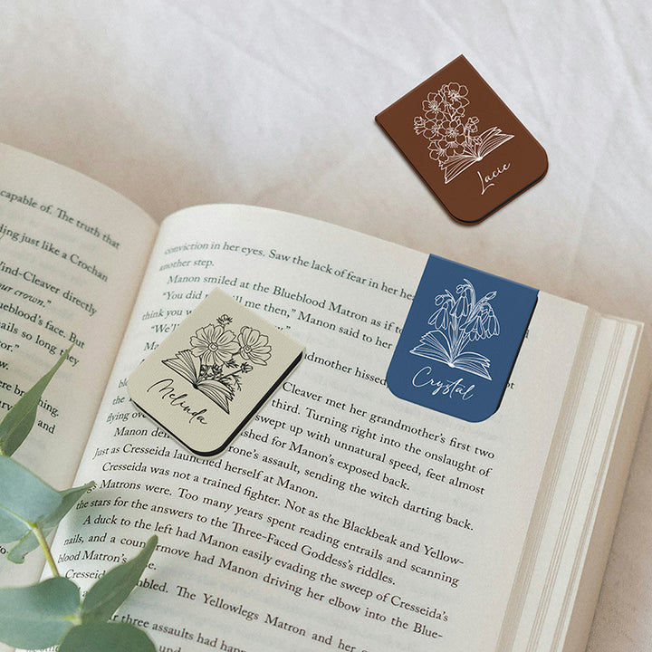 Magnetic Bookmark with Free Name Customization