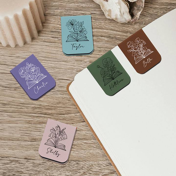 Magnetic Bookmark with Free Name Customization