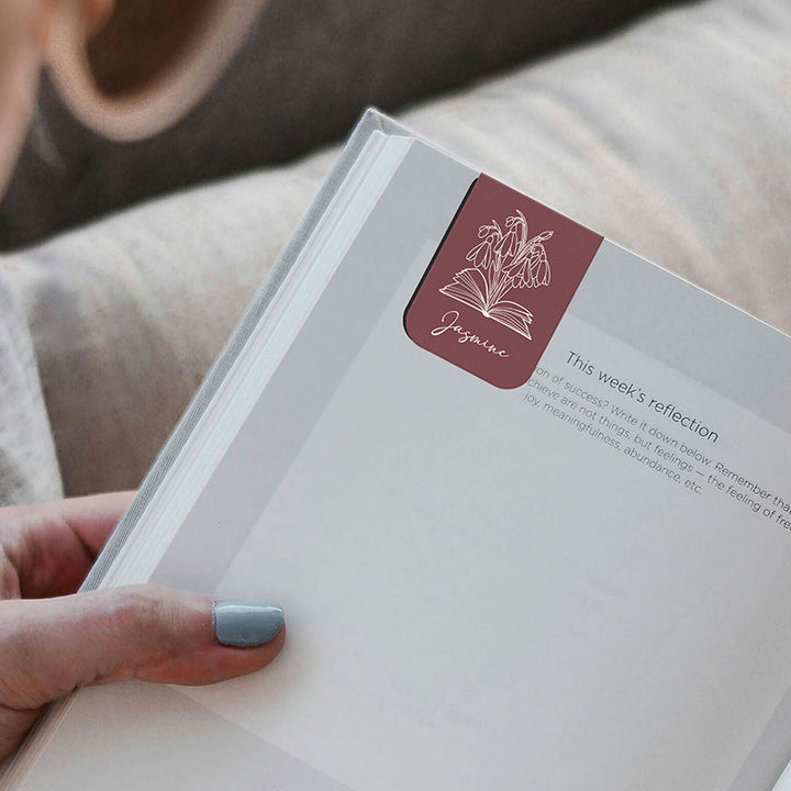 Magnetic Bookmark with Free Name Customization