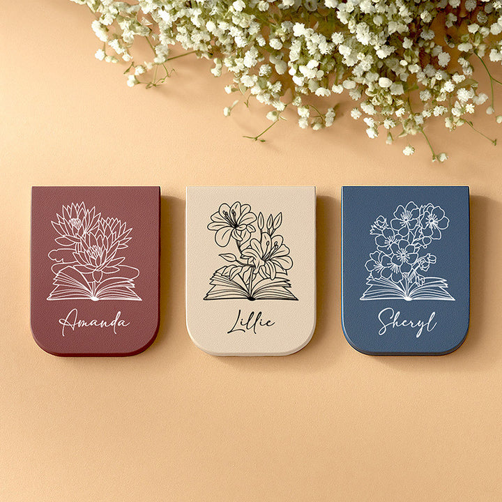 Magnetic Bookmark with Free Name Customization