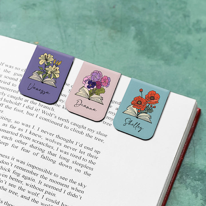 Magnetic Bookmark with Free Name Customization