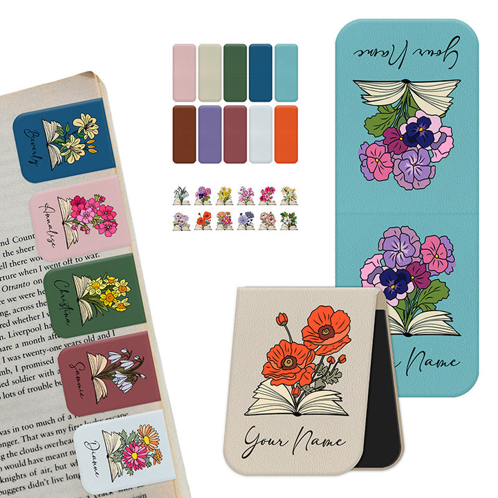 Magnetic Bookmark with Free Name Customization