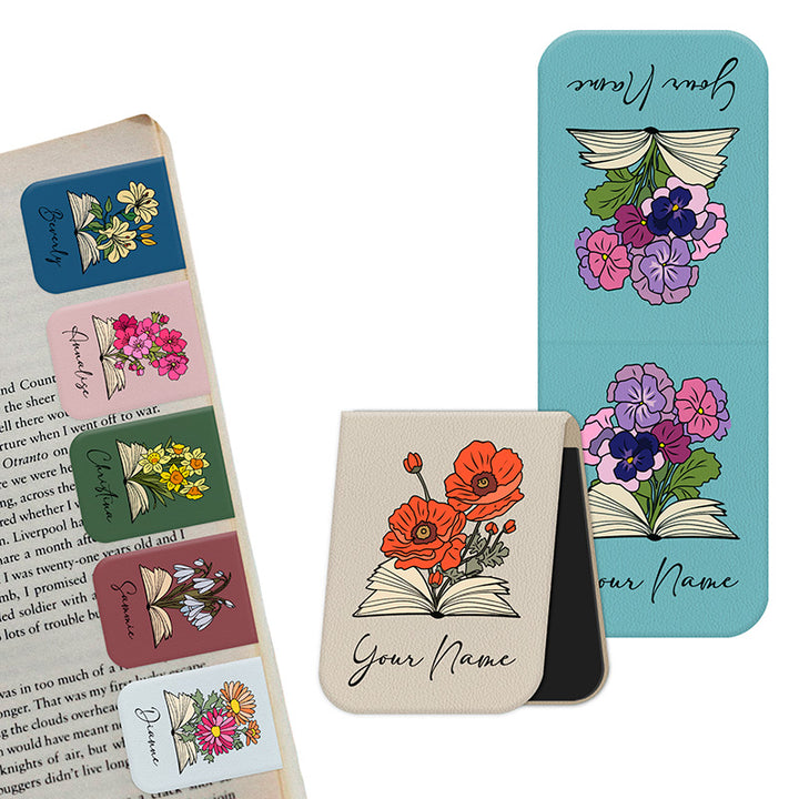 Magnetic Bookmark with Free Name Customization