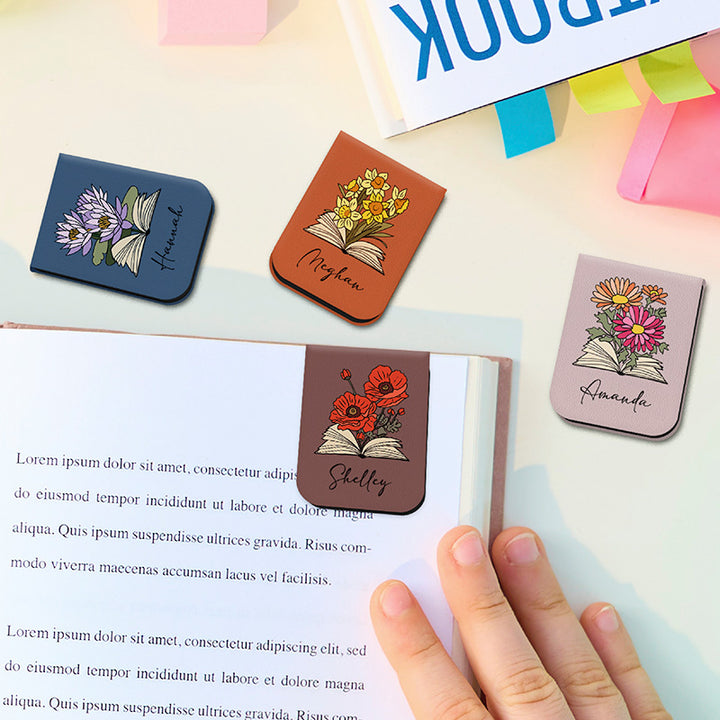 Magnetic Bookmark with Free Name Customization