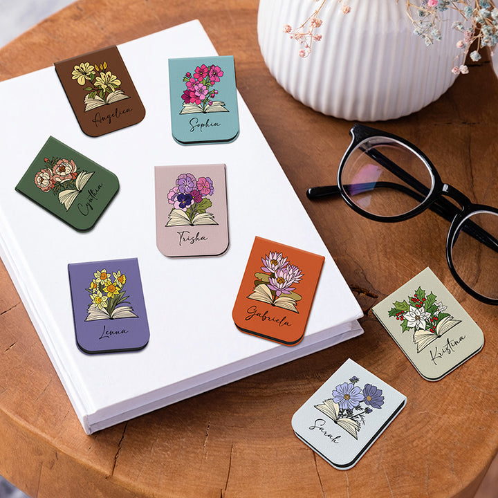 Magnetic Bookmark with Free Name Customization