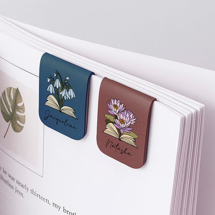 Magnetic Bookmark with Free Name Customization