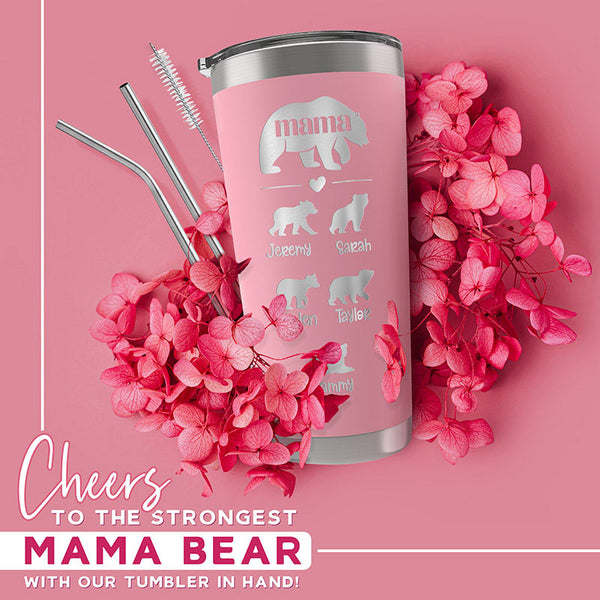 Mama Bear Tumbler Personalized