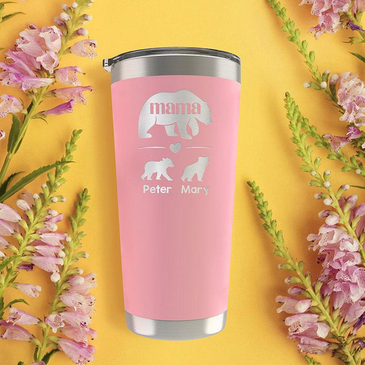 Mama Bear Tumbler Personalized - GiftShire