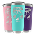 Custom Mama Bear Tumbler with Engraved Kids' Names - GiftShire