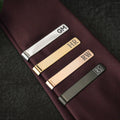 Men's Tie Clip Double-Sided Groomsmen Engraving