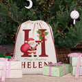Merry Christmas Santa Sack, Personalized with Name and Initial - GiftShire