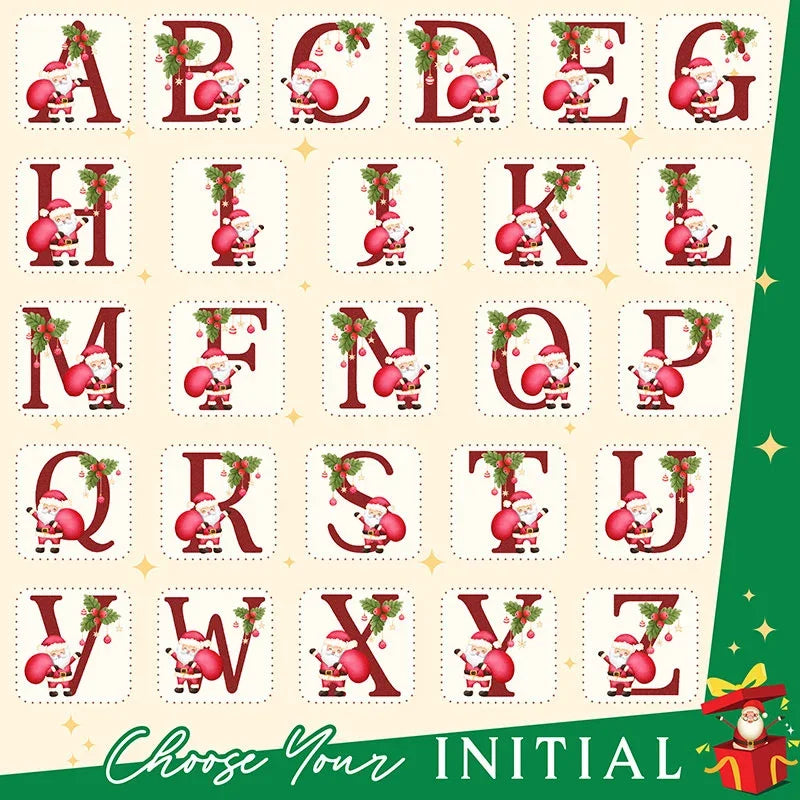 Merry Christmas Santa Sack, Personalized with Name and Initial - GiftShire
