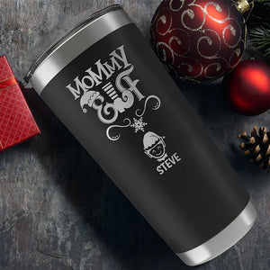 Daddy Elf and Mommy Elf Personalized Tumbler for Christmas - GiftShire