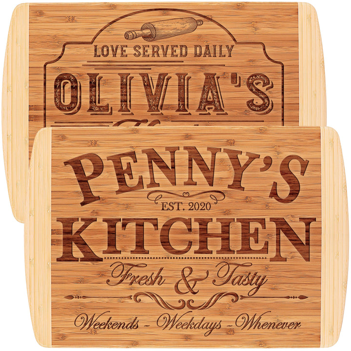 Personalized Mom's Kitchen Cutting Boards - GiftShire