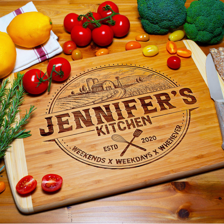 Personalized Mom's Kitchen Cutting Boards - GiftShire