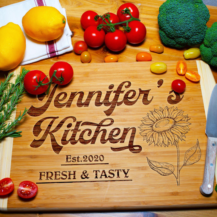 Personalized Mom's Kitchen Cutting Boards - GiftShire