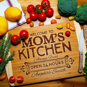 Personalized Mom's Kitchen Cutting Boards - GiftShire