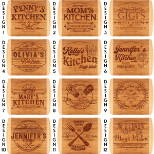 Personalized Mom's Kitchen Cutting Boards - GiftShire