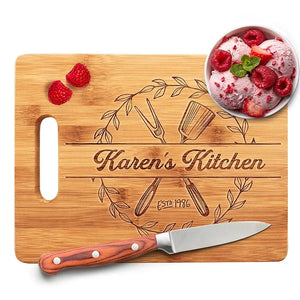 Mother's Day Cutting Board - Customize with Name - GiftShire